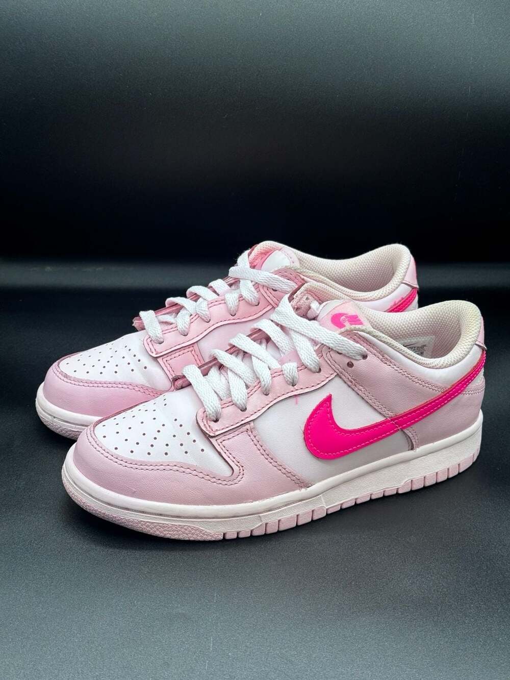 Nike Dunk Low GS Triple Pink Barbie Size 5